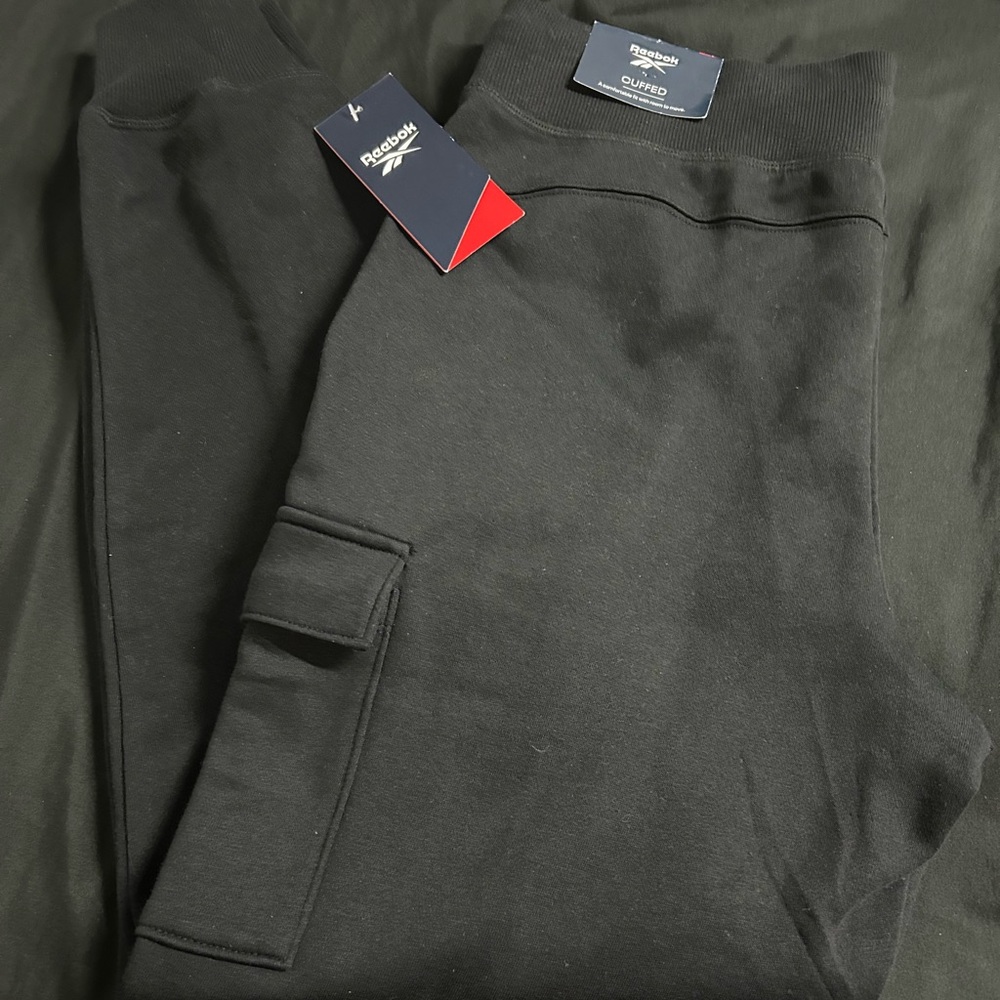 Reebok Men's Black Joggers